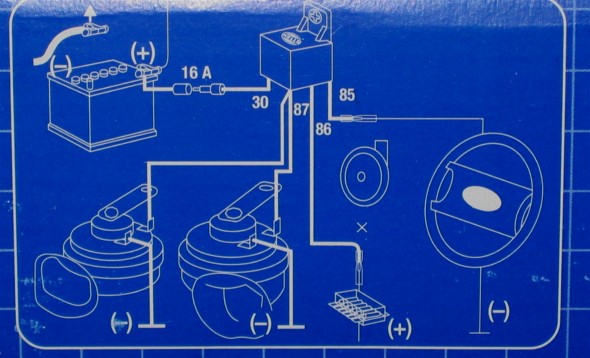 Horn wiring diagram