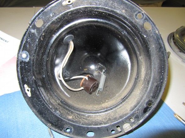 Sealed Beam Unit Adaptor and Bulb Retaining Spring
