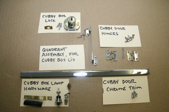Cubby Box Components and Fasteners