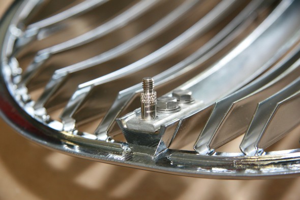 Dart Weight as Stud Extender on Grille