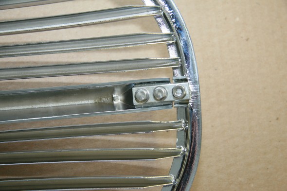 Radiator Grille Rear Side with Mounting Hardware