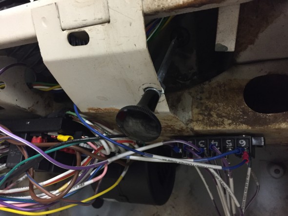 Remote Control Bonnet Release Cable Knob under dash