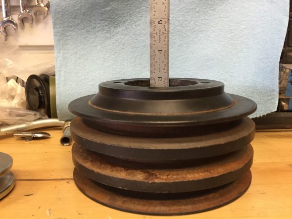 1990 XJS Crank Pulley as Purchased