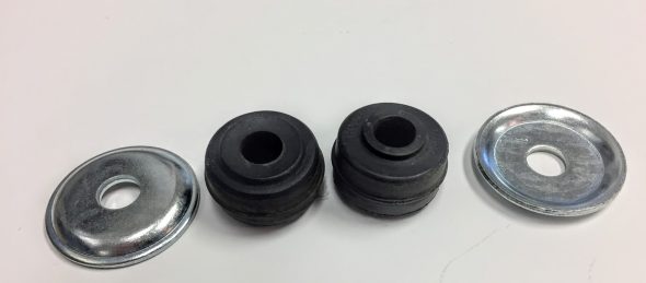 Rear Shock Rubber Bushes and Cupped Washers